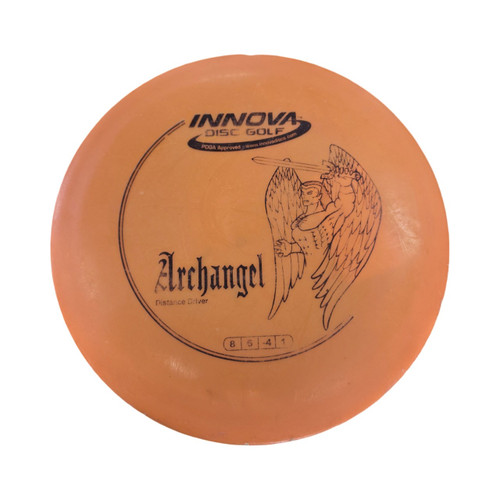 Vist Large View of Product Image Which is Used Innova DX ARCHANGEL Disc Golf Driver Orange