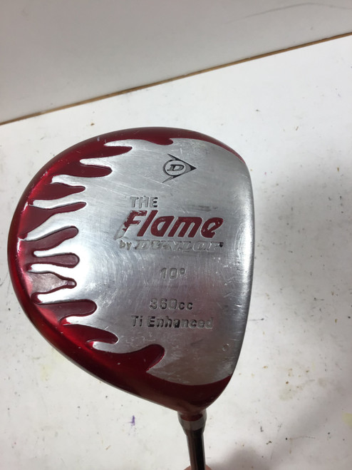 Vist Large View of Product Image Which is Used Dunlop THE FLAME Mens Driver RH 10.0 Degree