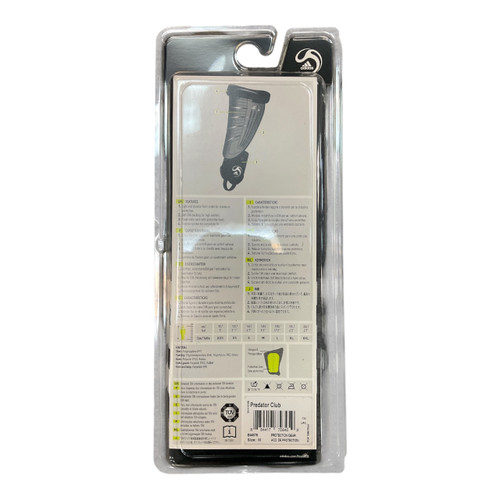 Vist Large View of Product Image Which is Used Adidas PREDATOR CLUB Soccer Shin Guards Adult Black MD