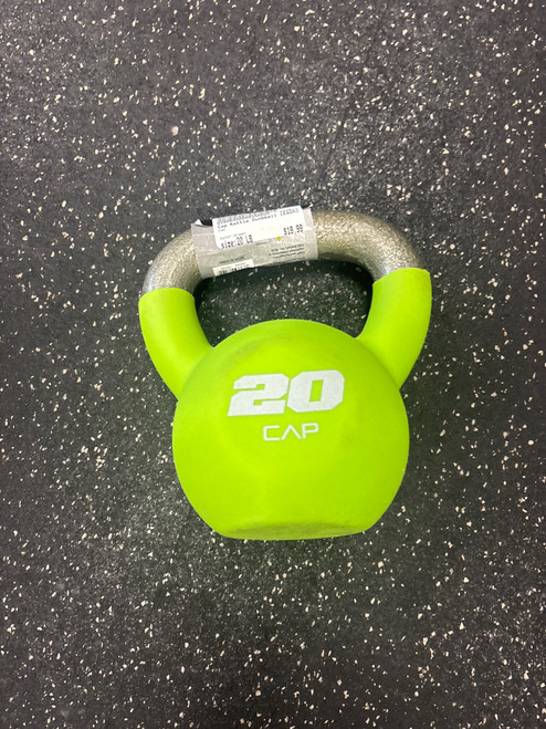 Vist Large View of Product Image Which is Used Cap Kettle Dumbbell (Each) Green 20 lb