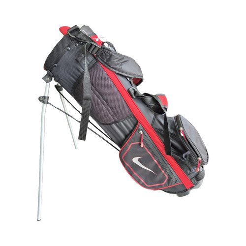 Vist Large View of Product Image Which is Used Nike JUNIOR STAND BAG Jr Stand Bag Black