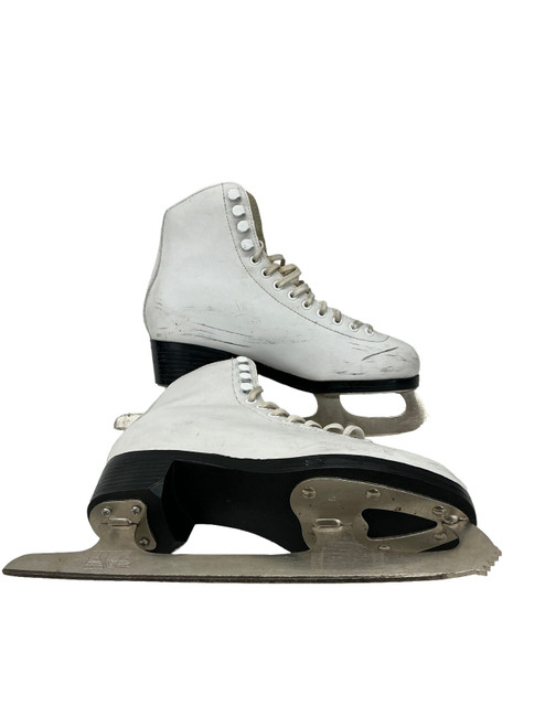 Vist Large View of Product Image Which is Used American Athletic FIGURE SKATE WomensFigure Skate White Senior 5