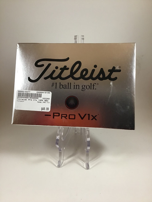 Vist Large View of Product Image Which is NEW Titleist PRO V1X 12 Pack - Golf Balls