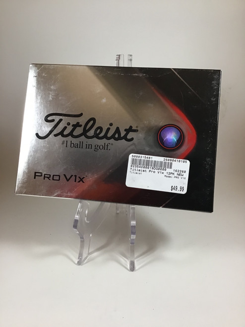 Vist Large View of Product Image Which is NEW Titleist PRO V1X 12 Pack - Golf Balls