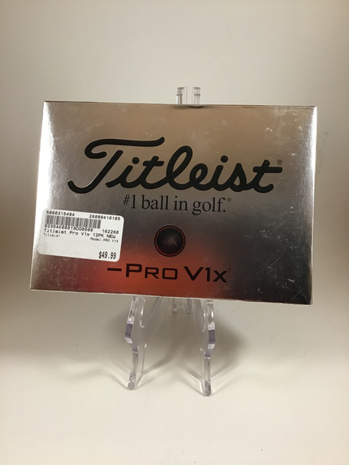 Vist Large View of Product Image Which is NEW Titleist PRO V1X 12 Pack - Golf Balls