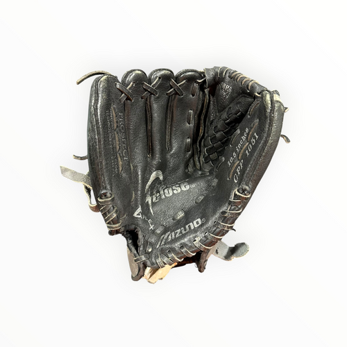 Vist Large View of Product Image Which is Used Mizuno PROSPECT GPP1051 BB/SB Glove RH Throw Black 10 1/2"