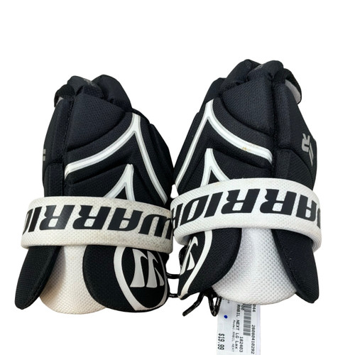 Vist Large View of Product Image Which is Used Warrior RABIL NEXT Lacrosse Gloves Mens Black LG