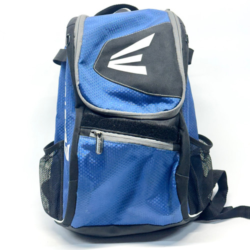 Vist Large View of Product Image Which is Used Easton GAME READY JUNIOR BB/SB Player Backpack Black And Navy Blue
