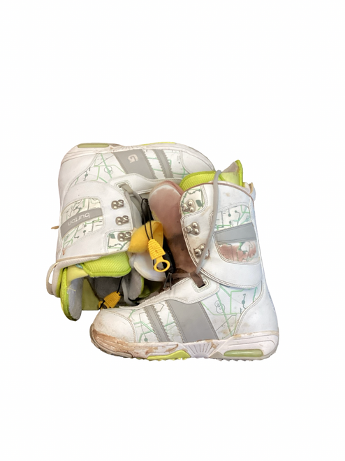 Vist Large View of Product Image Which is Used Burton SAPPHIRE Womens Snowboard Boots White Senior 8.5