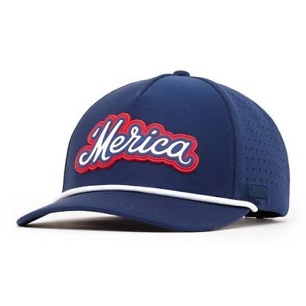 Vist Large View of Product Image Which is NEW BOGEY BROS GOLF MERICA NAVY GOLF HAT OFSM