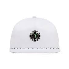 Vist Large View of Product Image Which is NEW BOGEY BROS GOLF BOGEYMAN STAMPED WHITE GOLF HAT OSFM