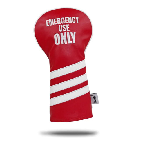 Vist Large View of Product Image Which is NEW BOGEY BROS GOLF EMERGENCY USE ONLY DRIVER HEAD COVER