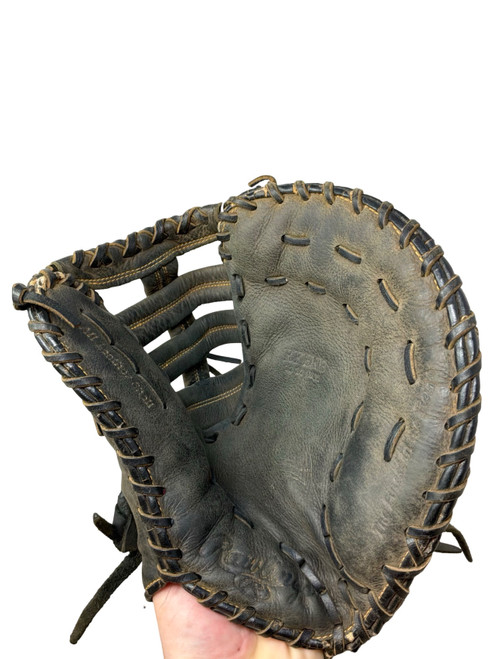 Vist Large View of Product Image Which is Used Rawlings RFBRB BB/SB First Base RH Throw Black 12 1/2"