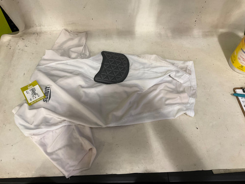 Vist Large View of Product Image Which is Used Schutt YLPADDED SHIRT FB Top Youth White LG