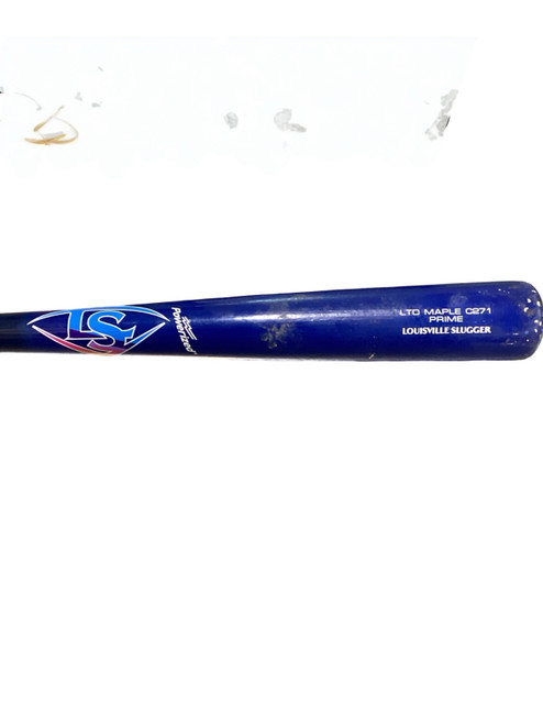 Vist Large View of Product Image Which is Used Louisville Slugger LTD MAPLE C271 PRIME BB/SB Wood Bat Royal Blue 31"