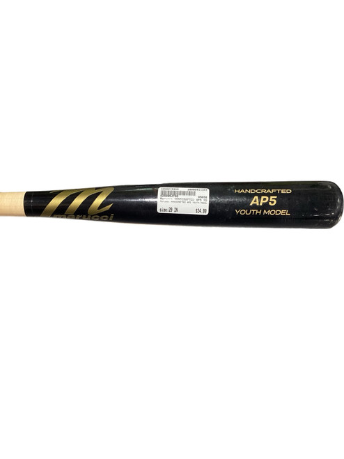 Vist Large View of Product Image Which is Used Marucci HANDCRAFTED AP5 YOUTH MODEL BB/SB Wood Bat 29"