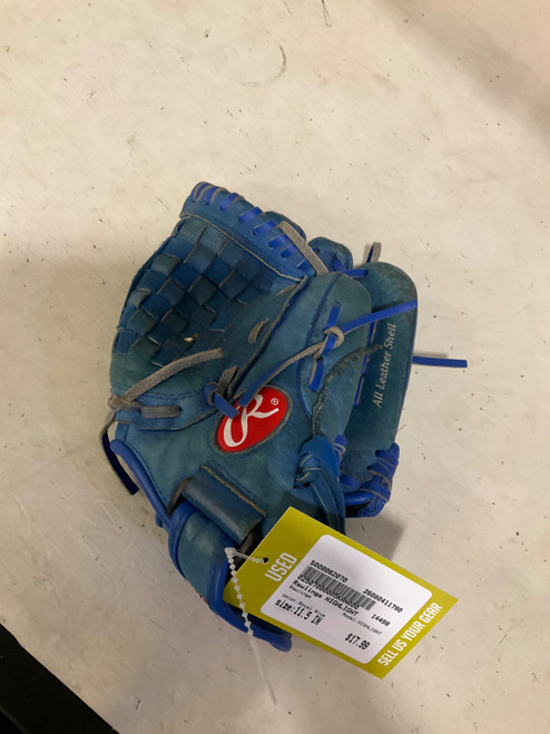 Vist Large View of Product Image Which is Used Rawlings HIGHLIGHT BB/SB Glove RH Throw Royal Blue 11 1/2"