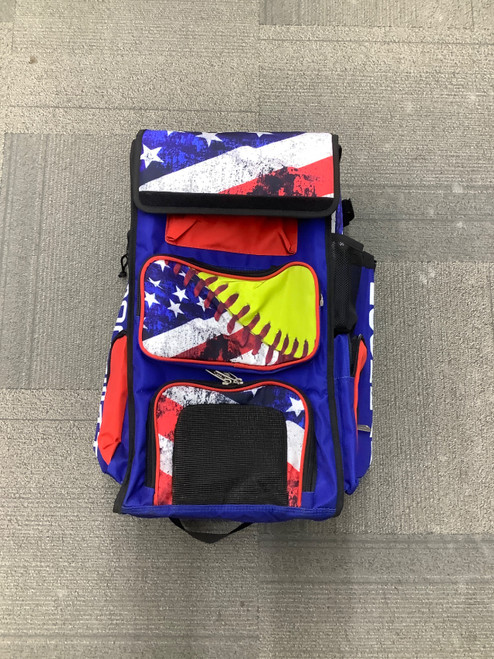 Vist Large View of Product Image Which is Used BoomBah BACKPACK BB/SB Player Backpack Royal Blue