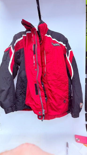 Vist Large View of Product Image Which is Used Spyder Outerwear Heavy Jacket M White/Black/Red LG