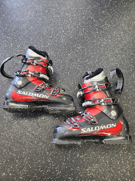 Vist Large View of Product Image Which is Used Salomon MISSION 770 Mens DH Ski Boot Black 265 MP - M08.5 - W09.5