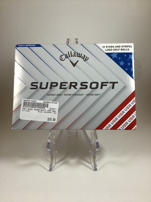 Vist Large View of Product Image Which is NEW Callaway SUPERSOFT USA 12 Pack - Golf Balls