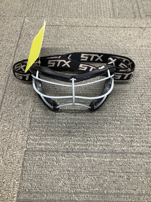 Vist Large View of Product Image Which is Used STX BLK Lacrosse Facial Protect Black Senior