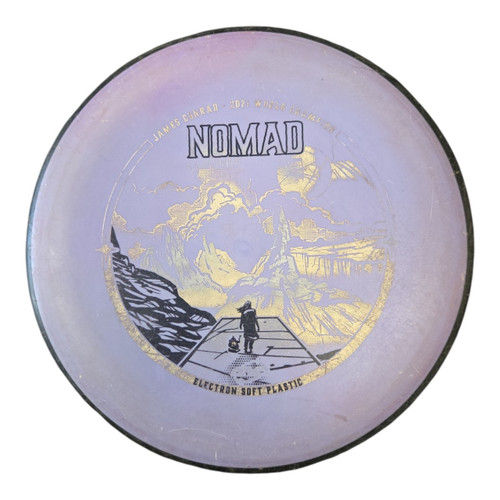 Vist Large View of Product Image Which is Used MVP ELECTRON SOFT PLASTIC Disc Golf Putter Purple 174g
