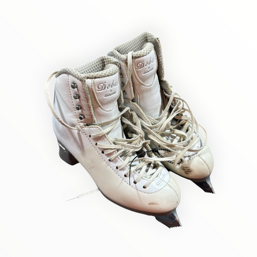 Vist Large View of Product Image Which is Used Jackson DEBUT 2450 WomensFigure Skate White Senior 6.5