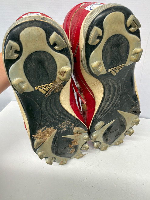 Vist Large View of Product Image Which is Used Adidas DIAMAND KING BB/SB Cleats Red Senior 10
