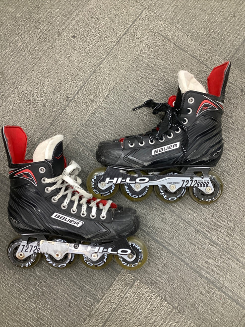 Vist Large View of Product Image Which is Used Bauer XR300 Roller Hockey Skates Black Junior 04