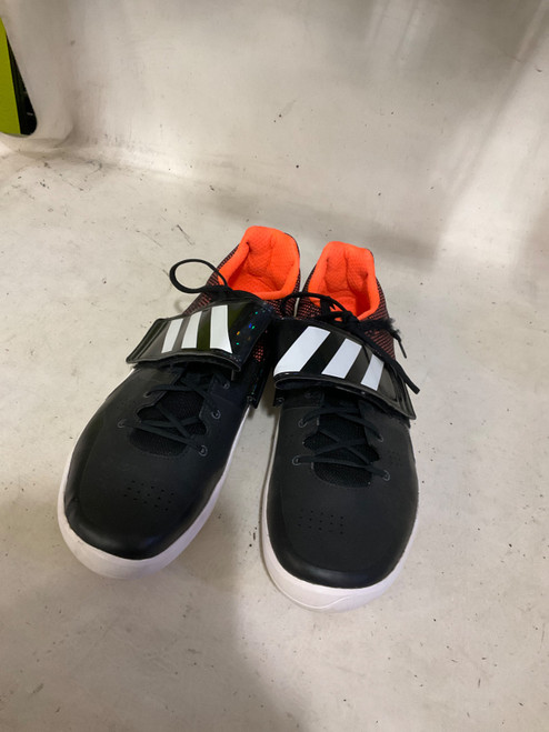 Vist Large View of Product Image Which is Used Adidas THROWING SHOES Track & Field Cleats Adult Black Senior 13
