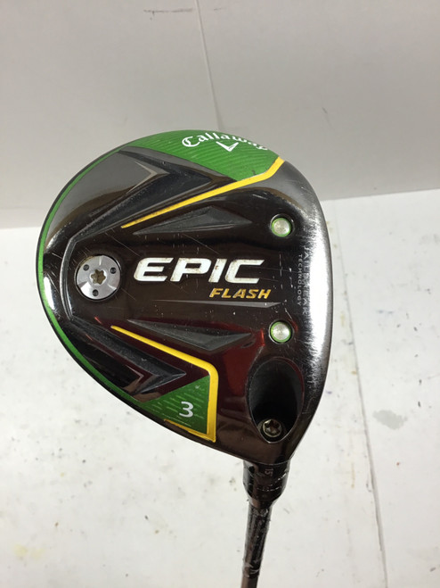 Vist Large View of Product Image Which is Used Callaway EPIC FLASH Mens Fairway Wood RH 3 Wood