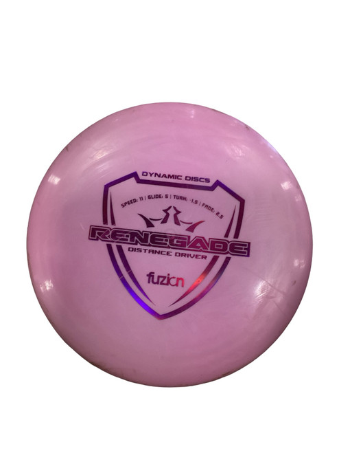 Vist Large View of Product Image Which is Used Dynamic Discs RENEGADE Disc Golf Driver Pink 172g