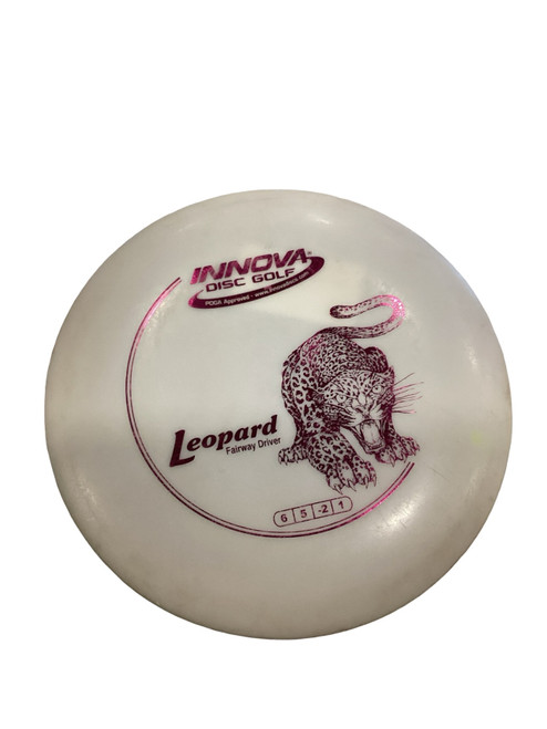Vist Large View of Product Image Which is Used Innova LEOPARD Disc Golf Driver Beige