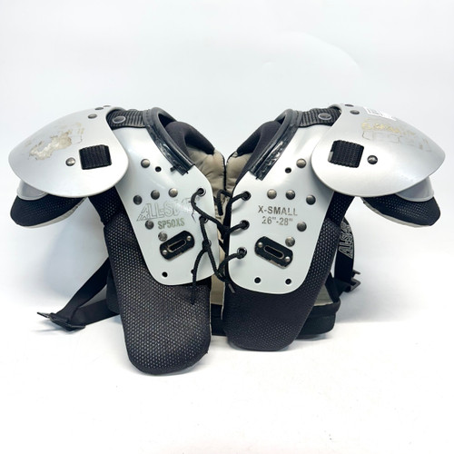 Vist Large View of Product Image Which is Used All-Star ELIMINATOR II FB Shoulder Pads Grey XS