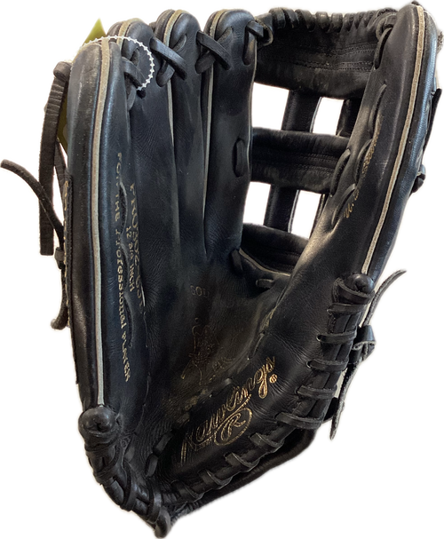 Vist Large View of Product Image Which is Used Rawlings PRO302-6JB BB/SB Glove LH Throw Black 12 3/4"