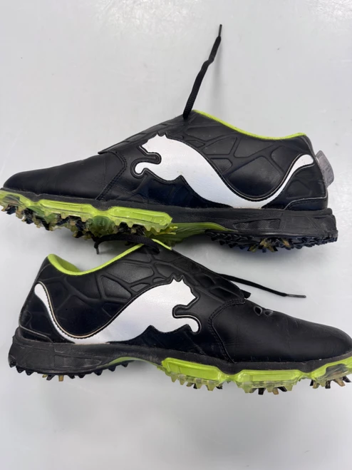 Vist Large View of Product Image Which is Used Puma Mens Golf Shoes Black Senior 8.5