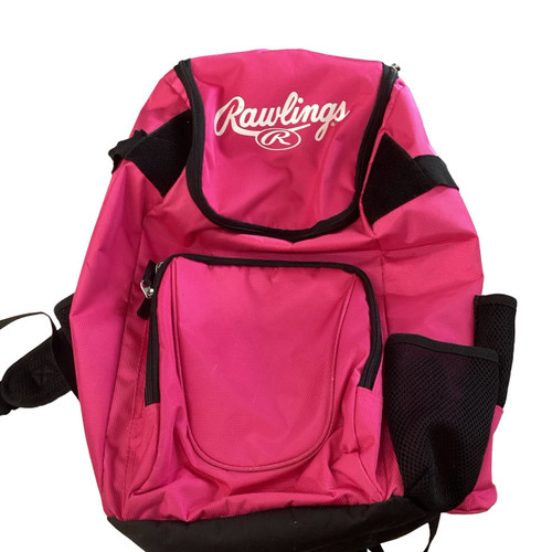 Vist Large View of Product Image Which is Used Rawlings BACKPACK BB/SB Player Backpack Pink
