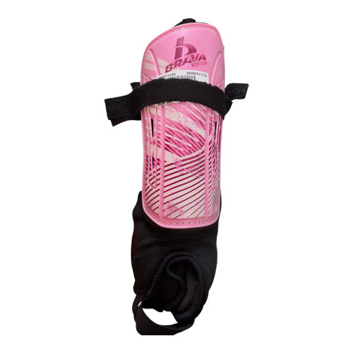 Vist Large View of Product Image Which is Used Brine Soccer Shin Guards Junior Pink LG