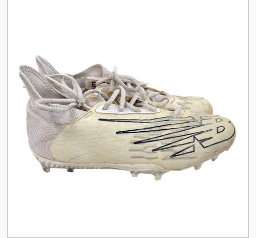 Vist Large View of Product Image Which is Used New Balance Adult FB Cleats White Senior 8.5