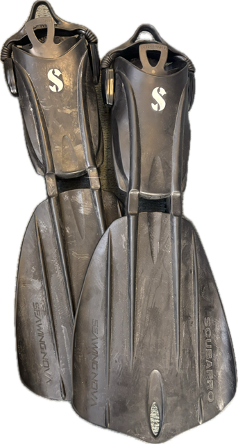 Vist Large View of Product Image Which is Used Scuba Pro Underwater Fins Black XL