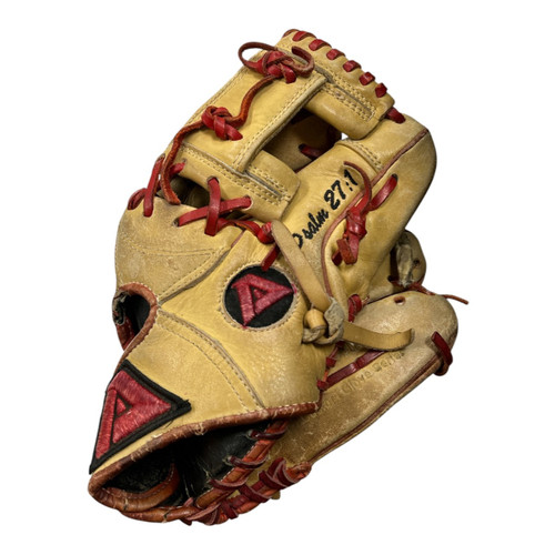 Vist Large View of Product Image Which is Used Akadema AFL11 RHT GLOVE BB/SB Glove RH Throw Tan 11 1/2"