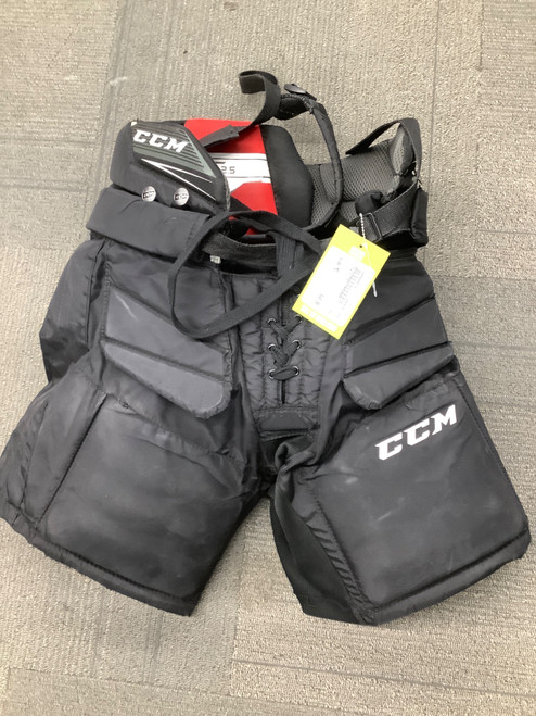 Vist Large View of Product Image Which is Used CCM E2.5 Junior Goalie Pant Black MD