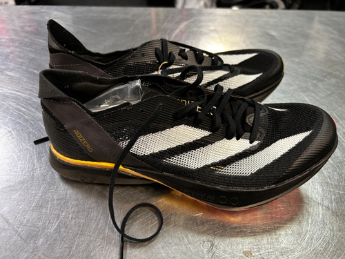 Vist Large View of Product Image Which is Used Adidas Track & Field Cleats Adult Green Senior 7.5