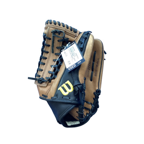Vist Large View of Product Image Which is Used Wilson A0800SP13 BB/SB Glove RH Throw Brown 13"