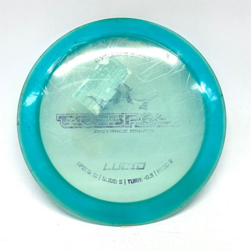 Vist Large View of Product Image Which is Used Dynamic Discs LUCID TRESPASS Disc Golf Driver Turquoise 173g