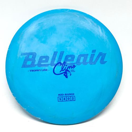 Vist Large View of Product Image Which is Used CLIMO TROPHY BELLEAIR Disc Golf Mid Range Carolina Blue 173g