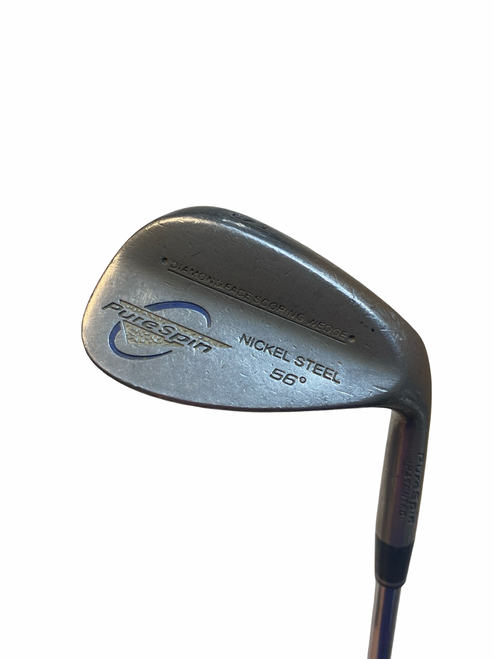 Vist Large View of Product Image Which is Used PureSpin DIAMOND FACE SCORING WEDGE Golf Wedge Mens RH 56 Degree
