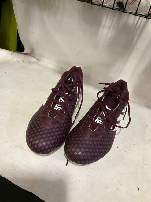Vist Large View of Product Image Which is Used Adidas Adult FB Cleats Maroon Senior 16