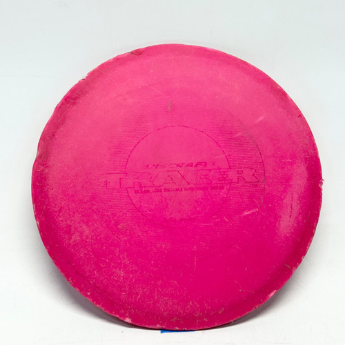 Vist Large View of Product Image Which is Used Discraft PRO D TRACER Disc Golf Driver Neon Pink 180g